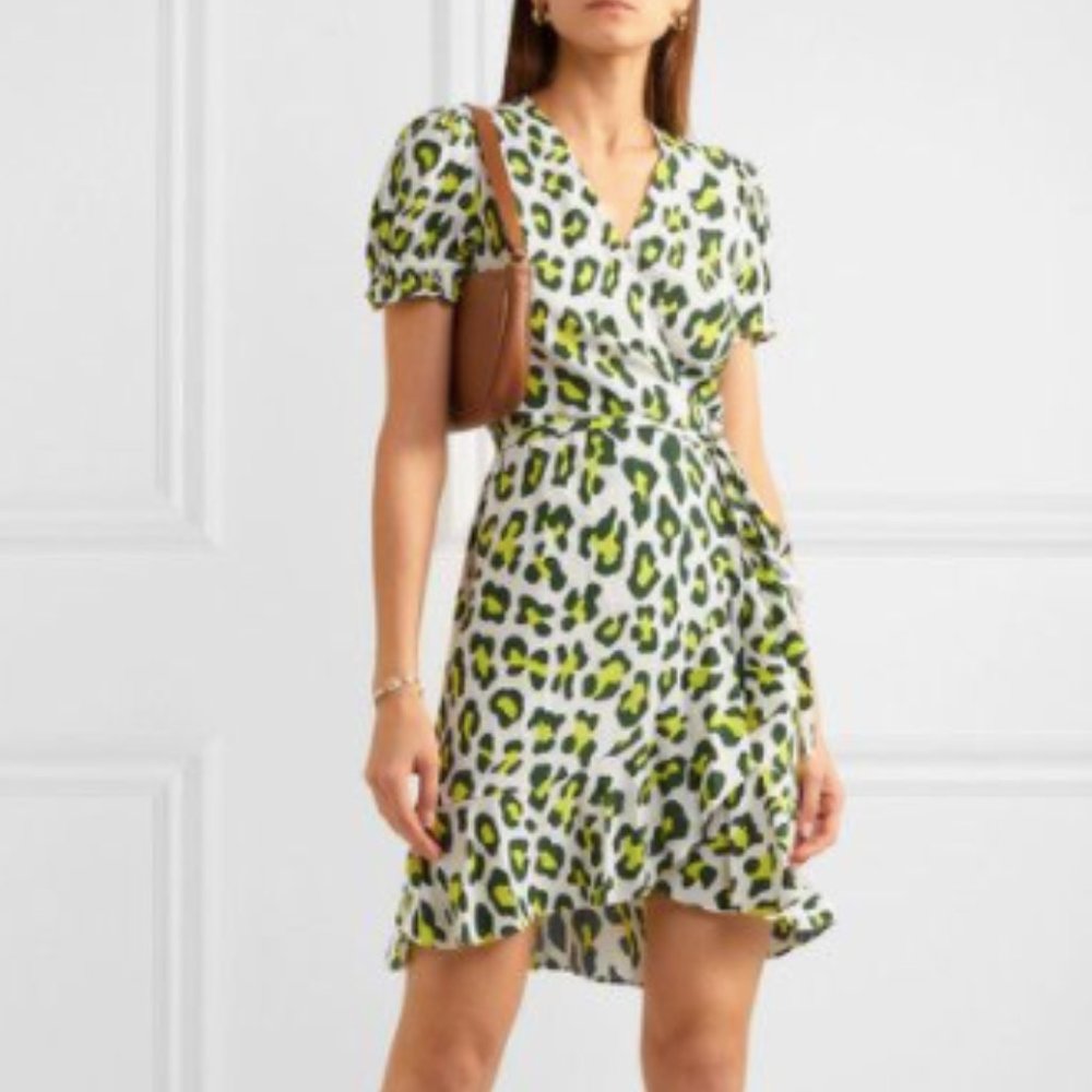 DVF Emilia Leopard Wrap Dress